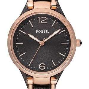 New Fossil Women's Georgia Stainless Steel Casual Quartz Watch